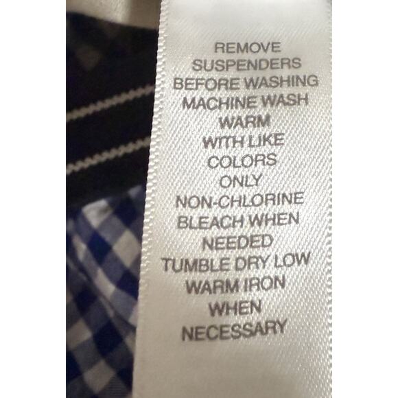 *NEW* THE CHILDREN’S PLACE Boy Jump Suit Pants, Bow Tie & Suspenders Age 12-18 M - Picture 11 of 11